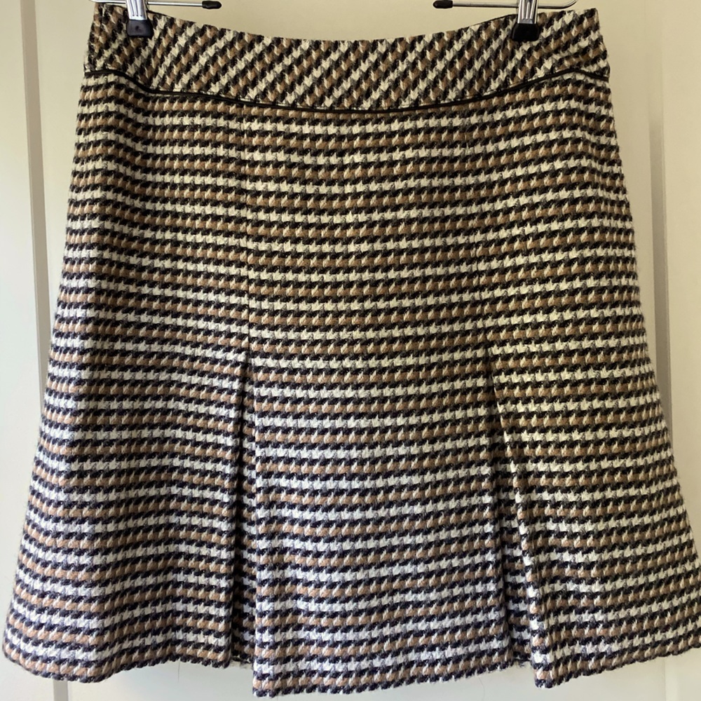 Talbots houndstooth skirt